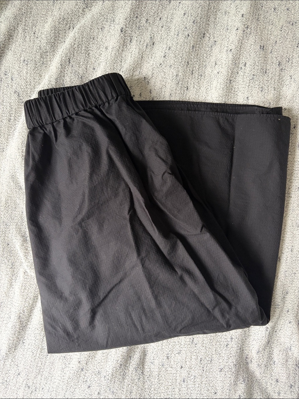 Last chance! COS • Textured Cotton Black Maxi Skirt (Size 2)